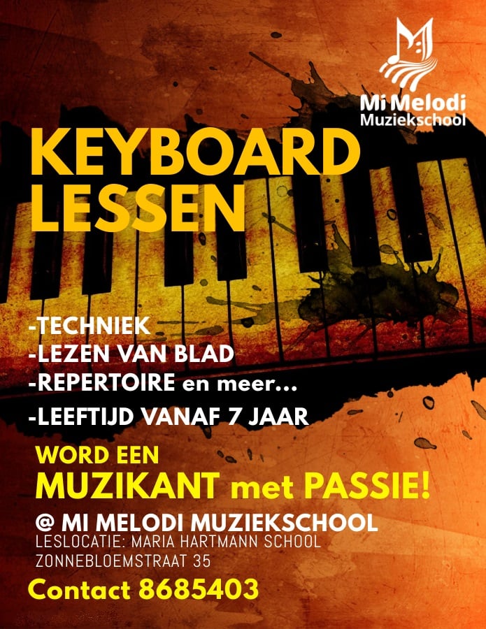 FLYER KEYBOARD Mi Melodi